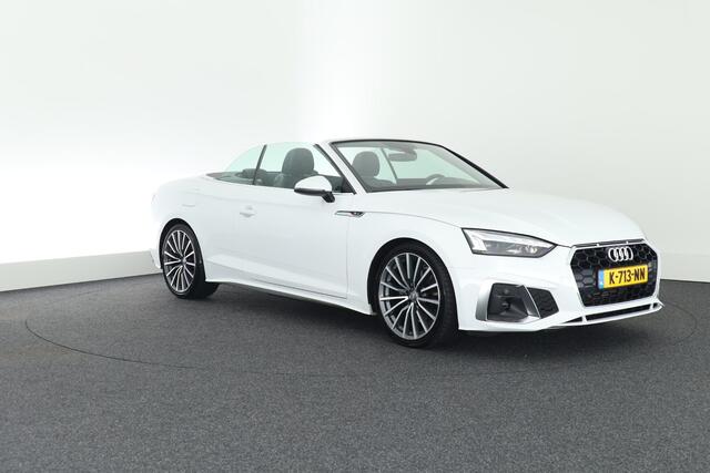 Audi A5 Cabriolet 35 TFSI 150pk S edition Nekverwarming Stoelverwarming Leder Virtual Cockpit Matrix Led 2x S-Line