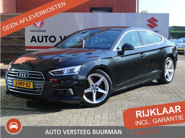 Audi A5 Sportback 40 TFSI Launch edition Sport Trekhaak Afneembaar, Cruise control adaptief, Parkeersensoren Voor en Achter, Bluetooth, Navigatie, Stoelverwarming