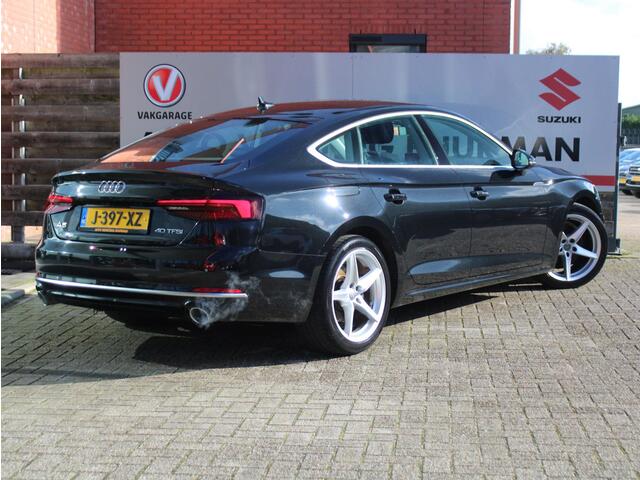 Audi A5 Sportback 40 TFSI Launch edition Sport Trekhaak Afneembaar, Cruise control adaptief, Parkeersensoren Voor en Achter, Bluetooth, Navigatie, Stoelverwarming
