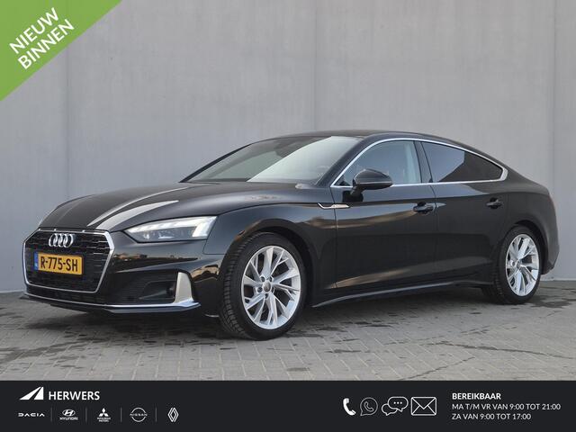 Audi A5 Sportback 40 TFSI Launch edition Sport Automaat / Facelift / Assitentie pakket Rijden / Assistentie pakket Parking / Trekgewicht 1500 kg / Elektrische achterklep / Stoelen met massage functie / Stoelverwarming / Adaptief cruise control / Achteruitrijcamer
