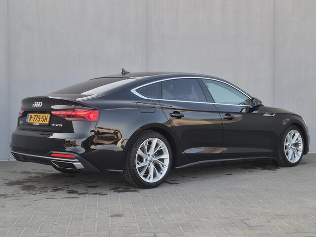 Audi A5 Sportback 40 TFSI Launch edition Sport Automaat / Facelift / Assitentie pakket Rijden / Assistentie pakket Parking / Trekgewicht 1500 kg / Elektrische achterklep / Stoelen met massage functie / Stoelverwarming / Adaptief cruise control / Achteruitrijcamer