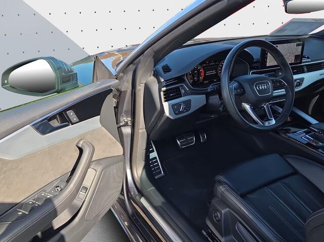 Audi A5 Cabriolet 40 TFSI Quattro S-LINE ** MATRIX, NAPPA LEDER, VIRTUAL, ADAPT. CRUISE, 19-inch LMV ** 1e EIG - 26.000km (!) ** ** INFORMEER OOK NAAR ONZE AANTREKKELIJKE FINANCIAL-LEASE TARIEVEN **