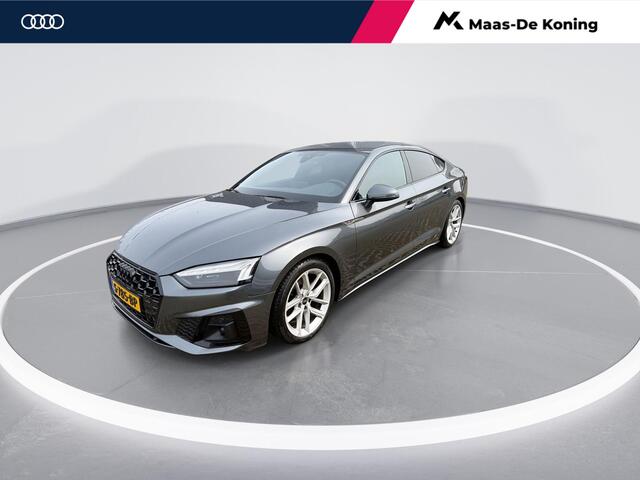 Audi A5 Sportback 35 TFSI 150pk S edition · Apple/Android Car Play · Trekhaak · Stoelverwarming · 18'' Velgen · Navigatie · Virtual Cockpit · Matrix LED ·