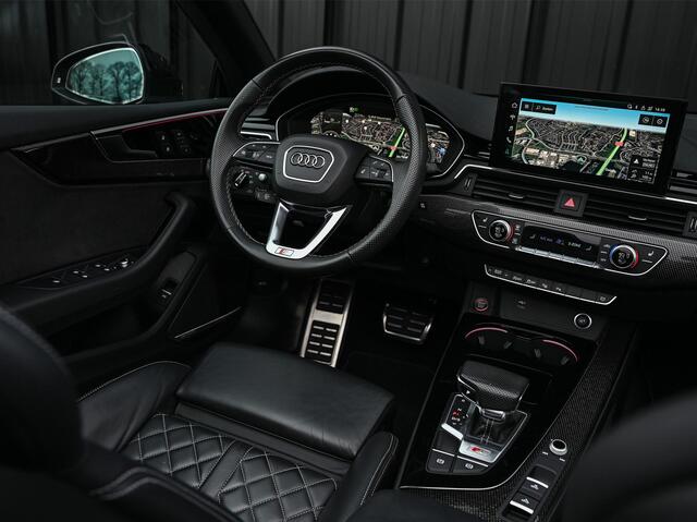Audi A5 Cabriolet 3.0 TFSI S5 quattro | Head-up | B&O Sound | Trekhaak | Matrix led | S-stoelen met massage | 360 Camera | Keyless entry | Memory seats | Carbon inleg