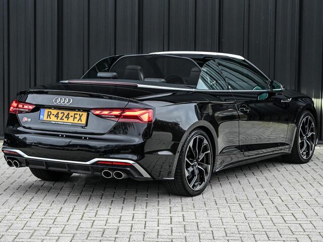 Audi A5 Cabriolet 3.0 TFSI S5 quattro | Head-up | B&O Sound | Trekhaak | Matrix led | S-stoelen met massage | 360 Camera | Keyless entry | Memory seats | Carbon inleg