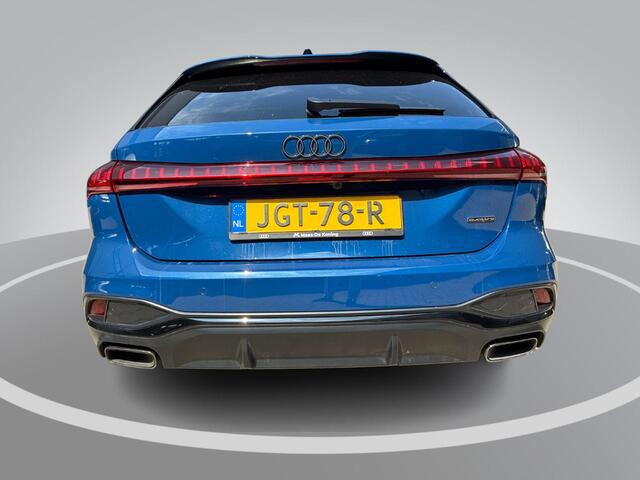 Audi A5 Avant 2.0 e-hybrid 299pk Quattro S edition · 360 Camera · Inklap. Trekhaak · Bijrijdersscherm · Matrix LED · ACC · Apple/Android Car Play · Garantie t/m 02-10-2029 of 100.000km