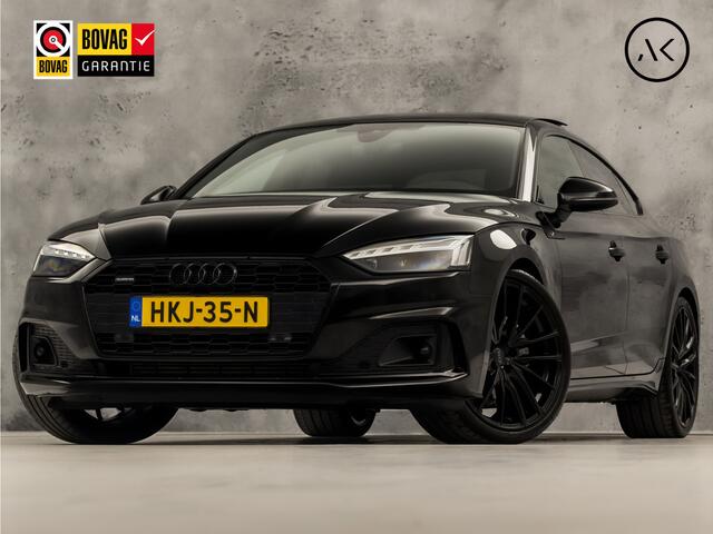 Audi A5 Sportback 40 TFSI quattro S-Line Sport 204Pk Automaat (SCHUIFDAK, 2X S-LINE, BLACK PACK, APPLE CARPLAY, LEDER/ALCANTARA, ELEK SPORTSTOELEN, CAMERA, SFEERVERLICHTING, ADAPTIVE CRUISE, STOELVERWARMING, MASSAGE, NIEUWSTAAT)