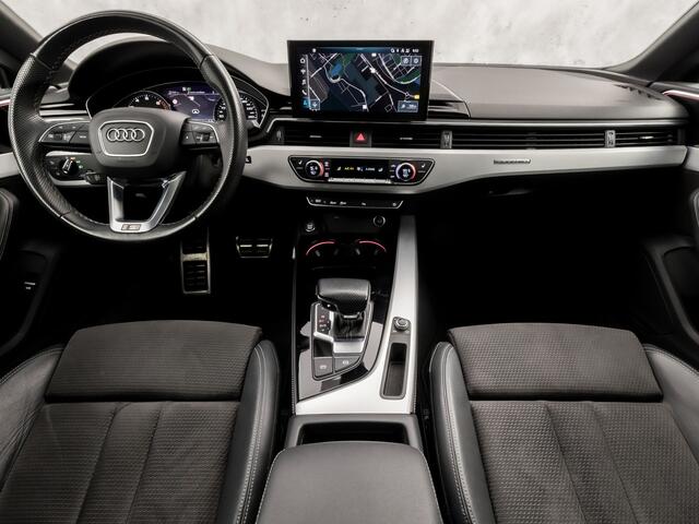 Audi A5 Sportback 40 TFSI quattro S-Line Sport 204Pk Automaat (SCHUIFDAK, 2X S-LINE, BLACK PACK, APPLE CARPLAY, LEDER/ALCANTARA, ELEK SPORTSTOELEN, CAMERA, SFEERVERLICHTING, ADAPTIVE CRUISE, STOELVERWARMING, MASSAGE, NIEUWSTAAT)