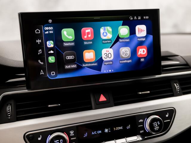 Audi A5 Sportback 40 TFSI quattro S-Line Sport 204Pk Automaat (SCHUIFDAK, 2X S-LINE, BLACK PACK, APPLE CARPLAY, LEDER/ALCANTARA, ELEK SPORTSTOELEN, CAMERA, SFEERVERLICHTING, ADAPTIVE CRUISE, STOELVERWARMING, MASSAGE, NIEUWSTAAT)