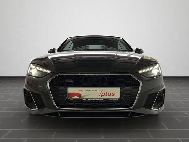Audi A5 Cabriolet 40 TFSI Quattro S-LINE ** MATRIX, LEDER, VIRTUAL, MASSAGE, MEMORY, 19-inch LMV ** 1e EIG - UNFALLFREI ** ** INFORMEER OOK NAAR ONZE AANTREKKELIJKE FINANCIAL-LEASE TARIEVEN **