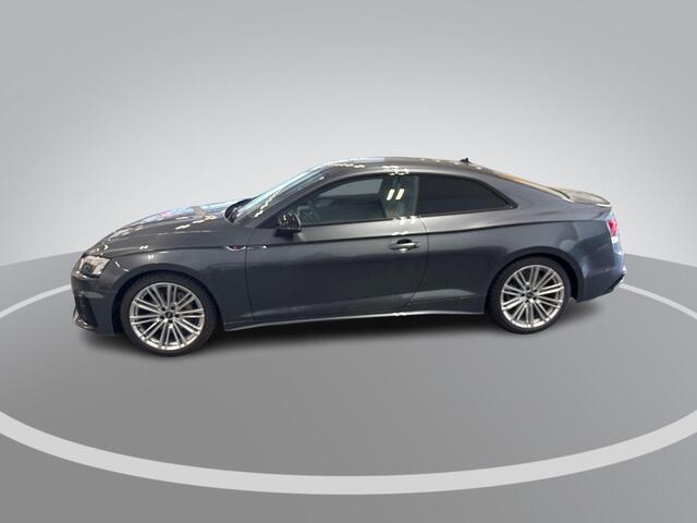 Audi A5 Coupé 40 TFSI quattro 204pk S edition · Camera · Matrix LED · Elek. Voorstoelen + Massage · Optiekpakket Zwart · Apple/Android Car Play · Sfeerverlichting ·