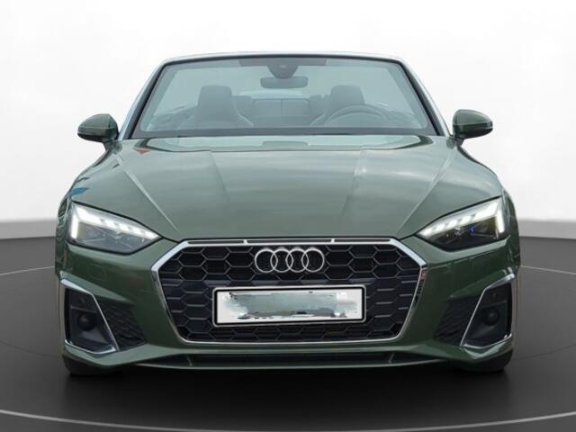 Audi A5 Cabriolet 40 Tfsi S-LINE (150kW/204pk) ** MATRIX, LEDER, S-SPORTST, TREKH, 19-inch LMV, ADAPT. CRUISE ** 1e EIG - UFALLFREI ** ** INFORMEER OOK NAAR ONZE AANTREKKELIJKE FINANCIAL-LEASE TARIEVEN **