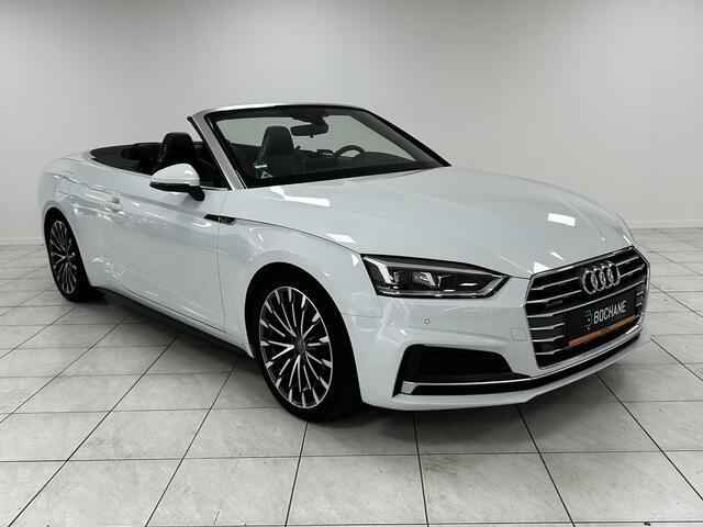 Audi A5 Cabriolet 2.0 TFSI MHEV Sport Pro Line S-LINE | WEGKLAPBARE TREKHAAK | LEDEREN BEKLEDING