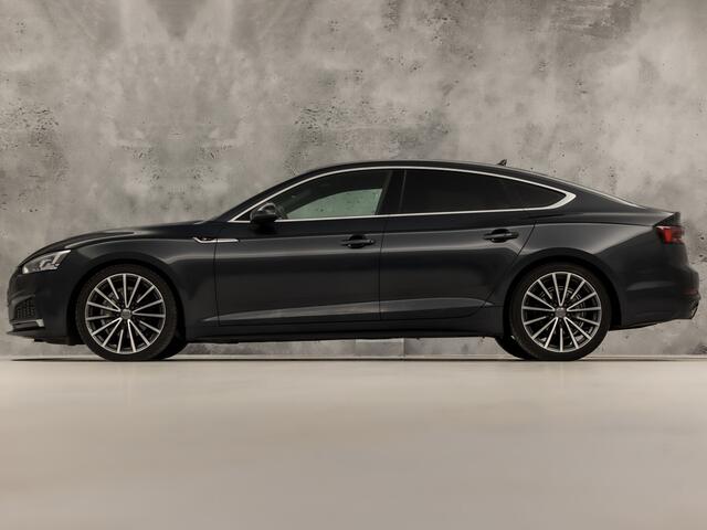 Audi A5 Sportback 35 TFSI S-Line Sport Automaat (2X S-LINE, APPLE CARPLAY, GROOT NAVI, CLIMATE, SPORTSTOELEN, LEDER, GETINT GLAS, PARKEERSENSOREN, NIEUWSTAAT)