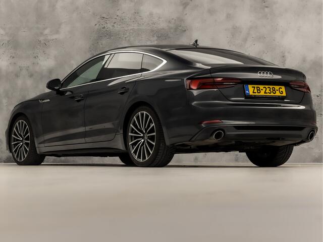 Audi A5 Sportback 35 TFSI S-Line Sport Automaat (2X S-LINE, APPLE CARPLAY, GROOT NAVI, CLIMATE, SPORTSTOELEN, LEDER, GETINT GLAS, PARKEERSENSOREN, NIEUWSTAAT)
