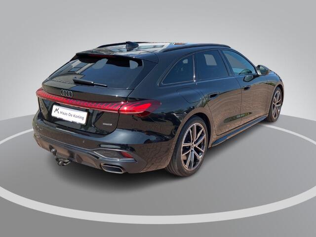 Audi A5 Avant 2.0e-hybrid quattro S edition220kW/299PK · Trekhaak · 360°Camera + Parkeersensoren · Bijrijdersscherm · Garantie t/m 07-07-2029 of 100000km.