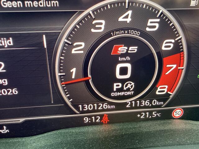 Audi A5 Coupé 3.0 TFSI S5 quattro Pro Line Plus Alarm klasse 5 volgsysteem/Elektr. clim. control/Sportonderstel/Elektr. verw. lederen voorstoelen/Schakelpeddels aan stuur/Navi full map/Achteruitrijcamera/Multfunct. lederen stuur/Cruise con