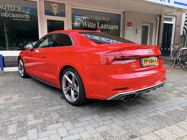 Audi A5 Coupé 3.0 TFSI S5 quattro Pro Line Plus Alarm klasse 5 volgsysteem/Elektr. clim. control/Sportonderstel/Elektr. verw. lederen voorstoelen/Schakelpeddels aan stuur/Navi full map/Achteruitrijcamera/Multfunct. lederen stuur/Cruise con