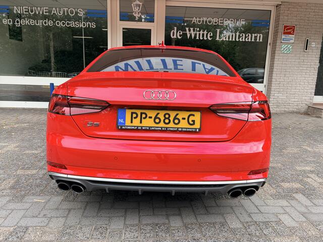Audi A5 Coupé 3.0 TFSI S5 quattro Pro Line Plus Alarm klasse 5 volgsysteem/Elektr. clim. control/Sportonderstel/Elektr. verw. lederen voorstoelen/Schakelpeddels aan stuur/Navi full map/Achteruitrijcamera/Multfunct. lederen stuur/Cruise con