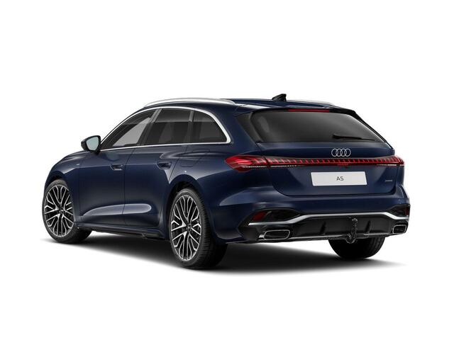 Audi A5 Avant S edition (B10) e-hybrid 220 kW / 299 PK Avant 7 | Trekhaak | Ambiente lichtpakket pro | Privacy glas | Stoelen voor, elekt. verstelb. | Techniek pakket plus | Trekhaak, elektr. wegklapbaar | Voorventilatie comfort