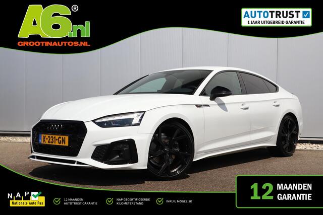 Audi A5 Sportback 35 TFSI S edition Sport 150PK Facelift NAP! 20 inch LMV Half Leder Sportstoelen Virtual Cockpit Navigatie Carplay Android Stoelverwarming