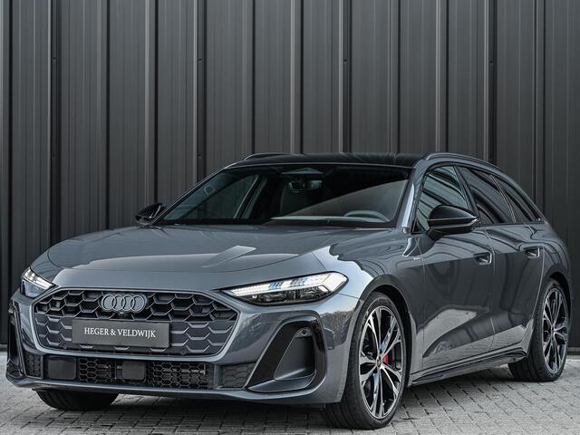 Audi A5 Avant 2.0 e-hybrid quattro S edition Competition | Nimbus grey | 367pk | S-Seats | Panoramadak | B&O Sound | Head-Up | 360 Camera | Adaptive Cruise | Trekhaak | Passagiers display |