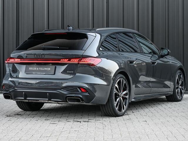 Audi A5 Avant 2.0 e-hybrid quattro S edition Competition | Nimbus grey | 367pk | S-Seats | Panoramadak | B&O Sound | Head-Up | 360 Camera | Adaptive Cruise | Trekhaak | Passagiers display |