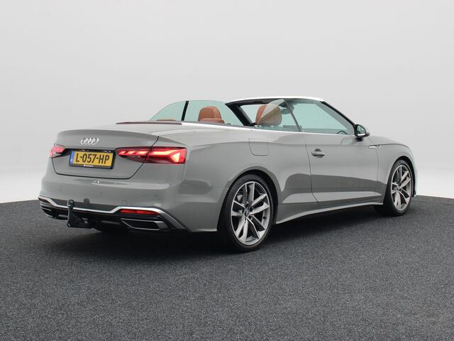 Audi A5 Cabriolet 40 TFSi 190 Pk Automaat S-Line | B&O Audio | Nekverwarming | 19 Inch | Trekhaak | Leder | Camera | 86.642 Km!!