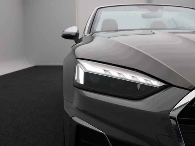 Audi A5 Cabriolet 40 TFSi 190 Pk Automaat S-Line | B&O Audio | Nekverwarming | 19 Inch | Trekhaak | Leder | Camera | 86.642 Km!!