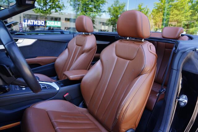 Audi A5 Cabriolet 2.0 TFSI Quattro Leder Bruin
