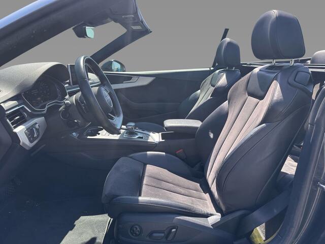 Audi A5 Cabriolet 2.0 TFSI MHEV quattro Design Pro Line Plus / 360Camera / Head-up / Keyless / Windscherm / Virtual Cockpit / 19'' / Leer&Alcantara / Nekverwarming / Stoelverwarming / Dodehoek / Cruise Control
