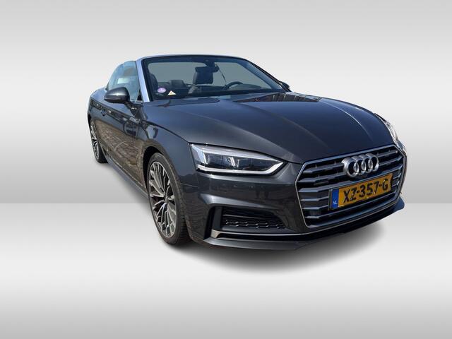 Audi A5 Cabriolet 2.0 TFSI MHEV quattro Design Pro Line Plus / 360Camera / Head-up / Keyless / Windscherm / Virtual Cockpit / 19'' / Leer&Alcantara / Nekverwarming / Stoelverwarming / Dodehoek / Cruise Control
