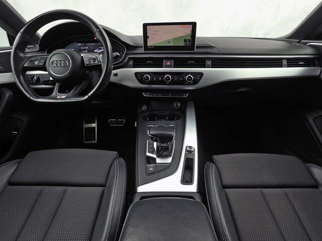 Audi A5 Sportback 2.0 TFSI S-Line Sport 190Pk Automaat (2X S-LINE, VIRTUAL COCKPIT, GROOT NAVI, PLAT SPORTSTUUR, LEDER, STOELVERWARMING, SPORTSTOELEN, GETINT GLAS, PARKEERSENSOREN, NIEUWSTAAT)
