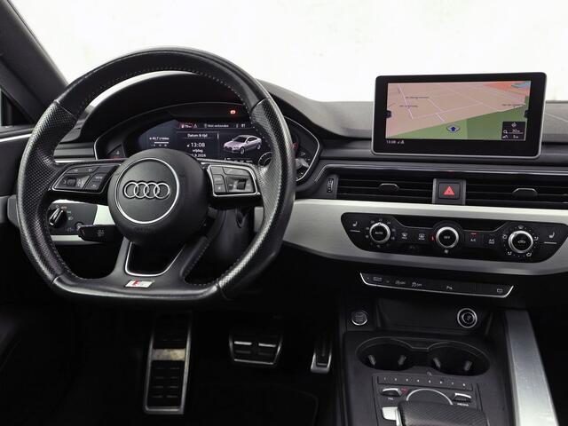 Audi A5 Sportback 2.0 TFSI S-Line Sport 190Pk Automaat (2X S-LINE, VIRTUAL COCKPIT, GROOT NAVI, PLAT SPORTSTUUR, LEDER, STOELVERWARMING, SPORTSTOELEN, GETINT GLAS, PARKEERSENSOREN, NIEUWSTAAT)