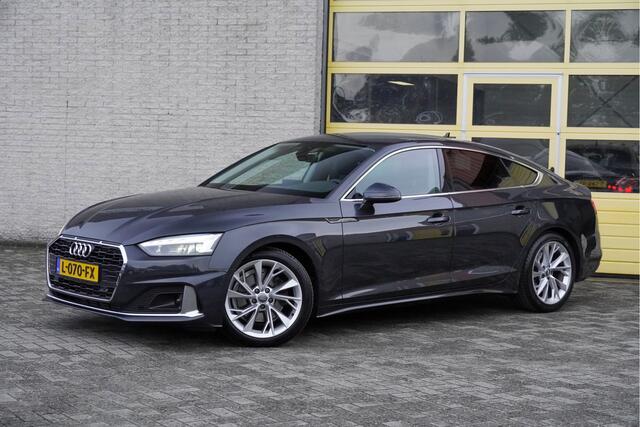 Audi A5 Sportback 35 TFSI 150PK! Automaat 5drs Business Edition BJ2021 Lmv 18" | Led V+A | Dynamische knipperlichten | Pdc | Elek. achterklep | App-Connect | Navi | Virtual cockpit | Climate control | Cruise control | Sportstoelen | Extra getint glas