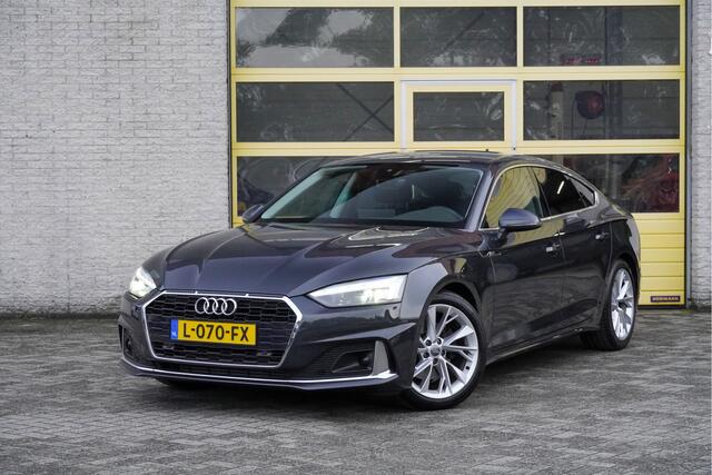 Audi A5 Sportback 35 TFSI 150PK! Automaat 5drs Business Edition BJ2021 Lmv 18" | Led V+A | Dynamische knipperlichten | Pdc | Elek. achterklep | App-Connect | Navi | Virtual cockpit | Climate control | Cruise control | Sportstoelen | Extra getint glas