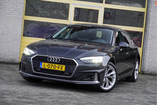 Audi A5 Sportback 35 TFSI 150PK! Automaat 5drs Business Edition BJ2021 Lmv 18" | Led V+A | Dynamische knipperlichten | Pdc | Elek. achterklep | App-Connect | Navi | Virtual cockpit | Climate control | Cruise control | Sportstoelen | Extra getint glas