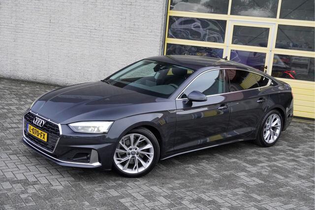 Audi A5 Sportback 35 TFSI 150PK! Automaat 5drs Business Edition BJ2021 Lmv 18" | Led V+A | Dynamische knipperlichten | Pdc | Elek. achterklep | App-Connect | Navi | Virtual cockpit | Climate control | Cruise control | Sportstoelen | Extra getint glas