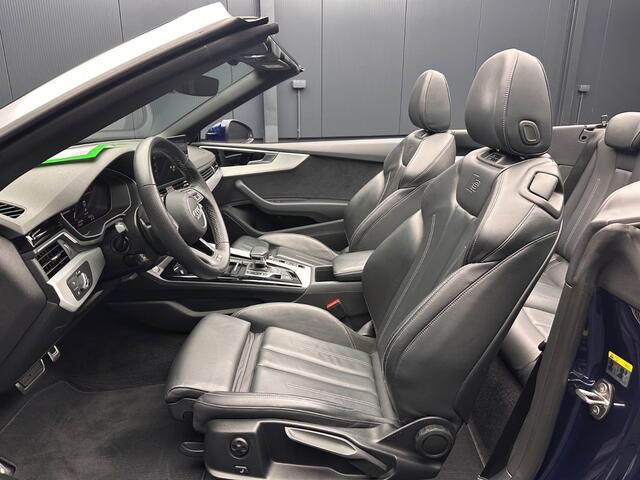 Audi A5 Cabriolet 35 Tfsi S-LINE ** LED, VIRTUAL TREKH, MASSAGE, 20-inch LMV ** UNFALLFREI - Slechts 34.996km. ** ** INFORMEER OOK NAAR ONZE AANTREKKELIJKE FINANCIAL-LEASE TARIEVEN **