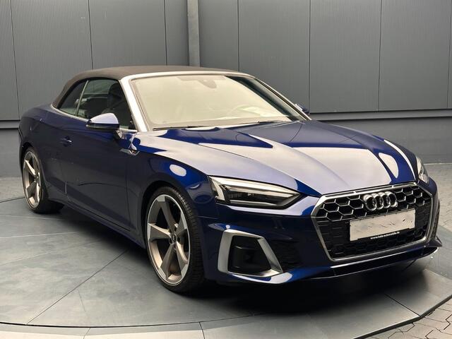 Audi A5 Cabriolet 35 Tfsi S-LINE ** LED, VIRTUAL TREKH, MASSAGE, 20-inch LMV ** UNFALLFREI - Slechts 34.996km. ** ** INFORMEER OOK NAAR ONZE AANTREKKELIJKE FINANCIAL-LEASE TARIEVEN **