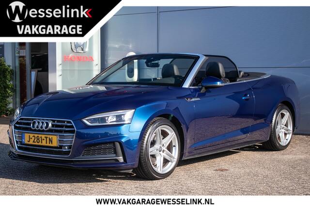 Audi A5 Cabriolet 2.0 TFSI MHEV Design Pro Line Plus - Dealerond. | 2x S-Line | Stoelverw. | Leder