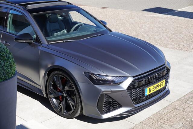 Audi A6 Avant RS6 TFSI 600pk Quattro|2020|¤69.900 EXCL BTW/BPM(EXPORT)|Panoramadak|Carbon|Matrix|Leer+Memory|22"Audi-Sport|Stoelventilatie|Luchtvering|PDC+360Camera|Cruise+ACC