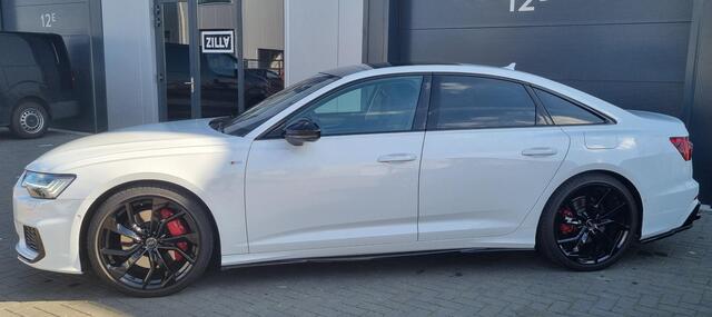 Audi A6 Limousine 55 TFSI e quattro Competition | 367PK | Dealeronderhouden | 2x S-Line | 21 Inch Velgen | Massagestoelen | Leder | Opendak | Virtual Cockpit | Led Matrix | Memory | Stoel en Stuur verwarming| Camera voor en achter | Apple Carplay & Andriod Auto |
