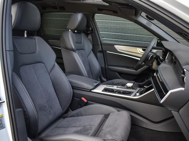 Audi A6 Avant 55 TFSI e quattro S edition Competition PANORAMADAK | ADAPTIEVE CRUISE CONTROL | 5 JR GARANTIE | HEAD UP | 360 CAMERA | B&O AUDIO | ELEKTR. VERST. STOELEN | ELEKTR. TREKHAAK | AMBIANCE VERLICHTING | AKOUSTISCH GLAS | KEYLESS ENTRY | STOELVERWARMING 