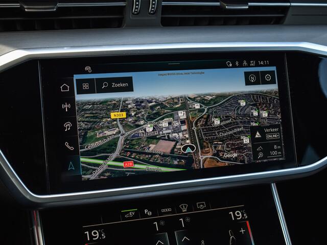 Audi A6 Avant 55 TFSI e quattro S edition Competition PANORAMADAK | ADAPTIEVE CRUISE CONTROL | 5 JR GARANTIE | HEAD UP | 360 CAMERA | B&O AUDIO | ELEKTR. VERST. STOELEN | ELEKTR. TREKHAAK | AMBIANCE VERLICHTING | AKOUSTISCH GLAS | KEYLESS ENTRY | STOELVERWARMING 