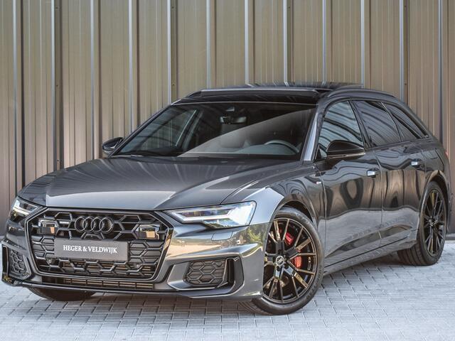 Audi A6 Avant 55 TFSI e quattro Pro Line S Competition | PANORAMADAK | S-STOELEN | ADAPTIEVE CRUISE CONTROL | ELEKTR. TREKHAAK | AMBIANCE SFEERVERLICHTING | ELEKTR. VERSTELBARE STOELEN MET GEHEUGEN | CARBON INLEG |