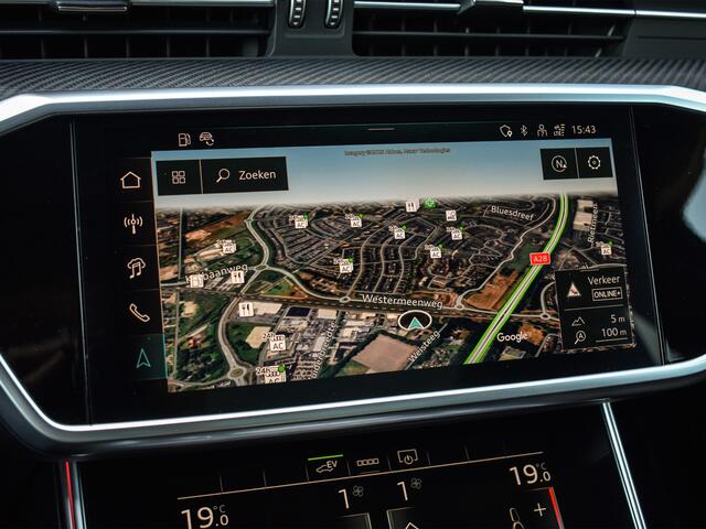 Audi A6 Avant 55 TFSI e quattro Pro Line S Competition | PANORAMADAK | S-STOELEN | ADAPTIEVE CRUISE CONTROL | ELEKTR. TREKHAAK | AMBIANCE SFEERVERLICHTING | ELEKTR. VERSTELBARE STOELEN MET GEHEUGEN | CARBON INLEG |