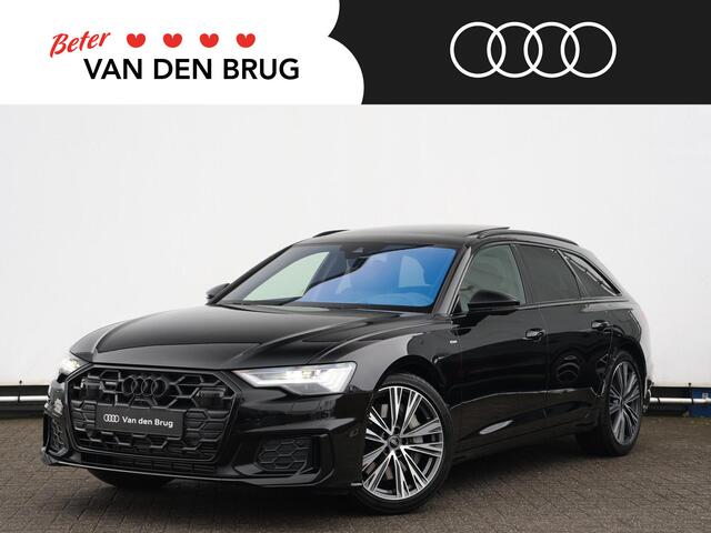 Audi A6 Avant 50 TFSI e quattro S edition RIJDT BIJ KLANT | 299pk | Pano | B&O | HUD | 360° camera | Adaptive onderstel | Trekhaak | Keyless | Dodehoekdetectie | Adaptive Cruise | Elek. stoelen | Geh. bestuurderstoel | 20" Velgen