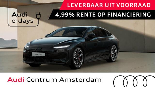 Audi A6 Sportback e-tron S edition 83 kWh winterpakket, privacy glass, LM velgen 21", leder interieur, remzadels rood