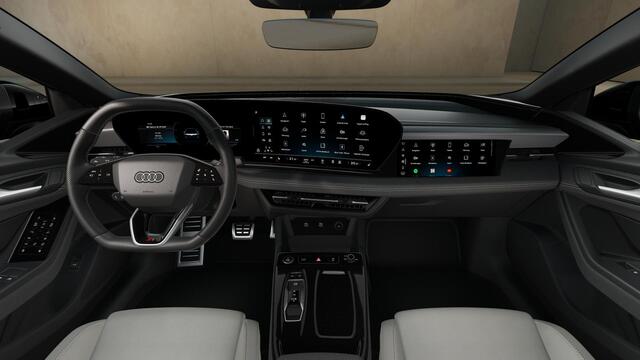 Audi A6 Sportback e-tron S edition 83 kWh adaptive luchtvering, adaptive cruisecontrol, oled achterlichten, omgevingscamera's, privacy glass, LM velgen 21", winterpakket